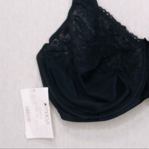 LilyetteTailored Minimizer Bra With Lace trim - Picture 3 of 11
